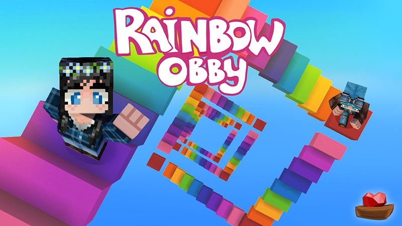 Colorful Adventure in Rainbow Obby Game